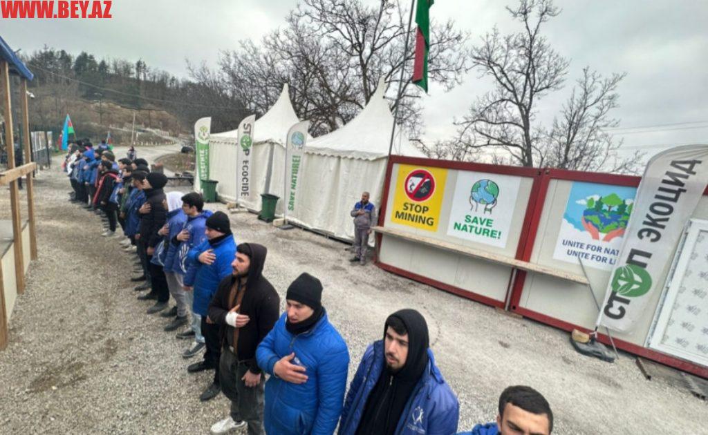 Ekofəalların keçirdiyi dinc aksiya 119-cu gündür davam edir