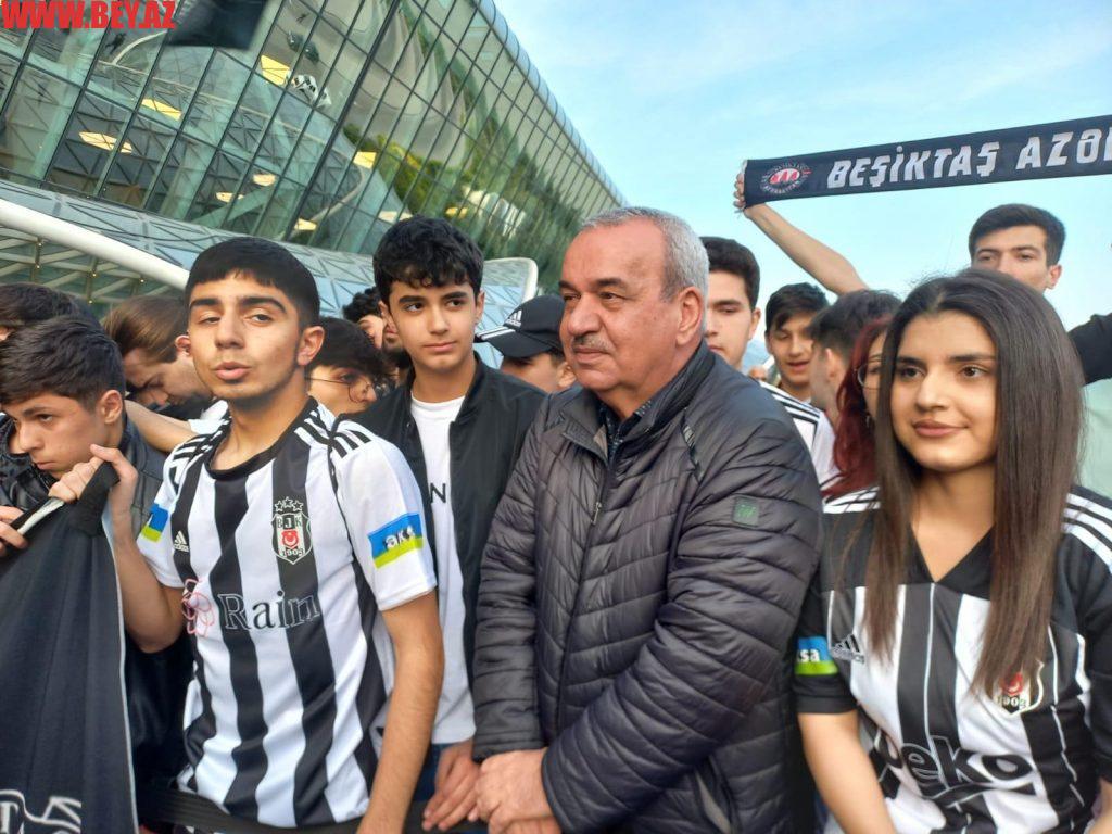 Ağamirzə “Beşiktaş”ı qarşılamağa getdi - FOTO