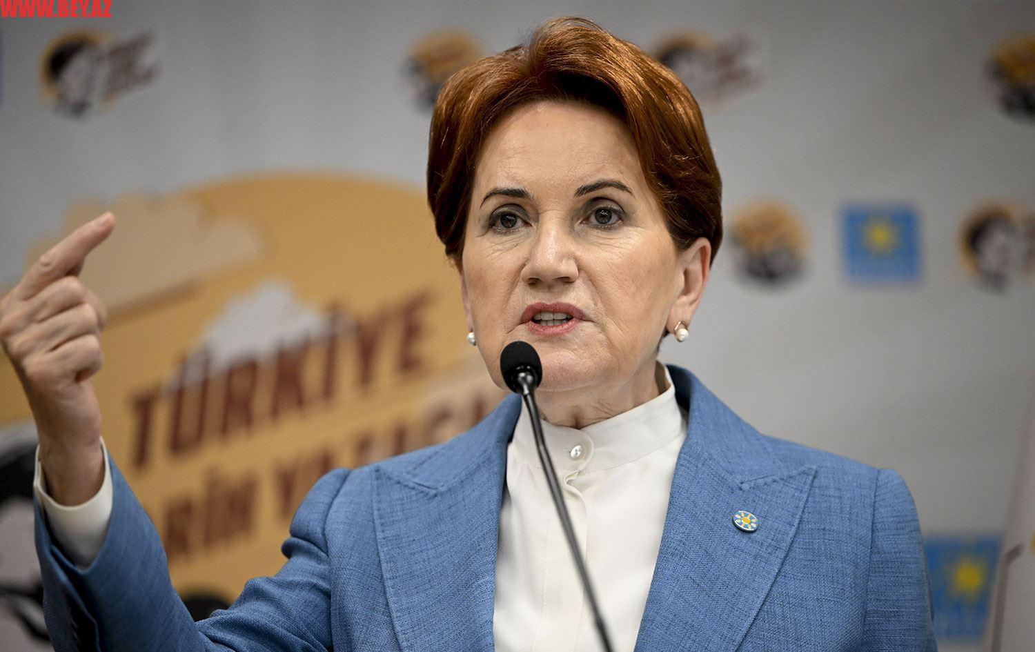 Akşener Ərdoğanı təbrik etdi